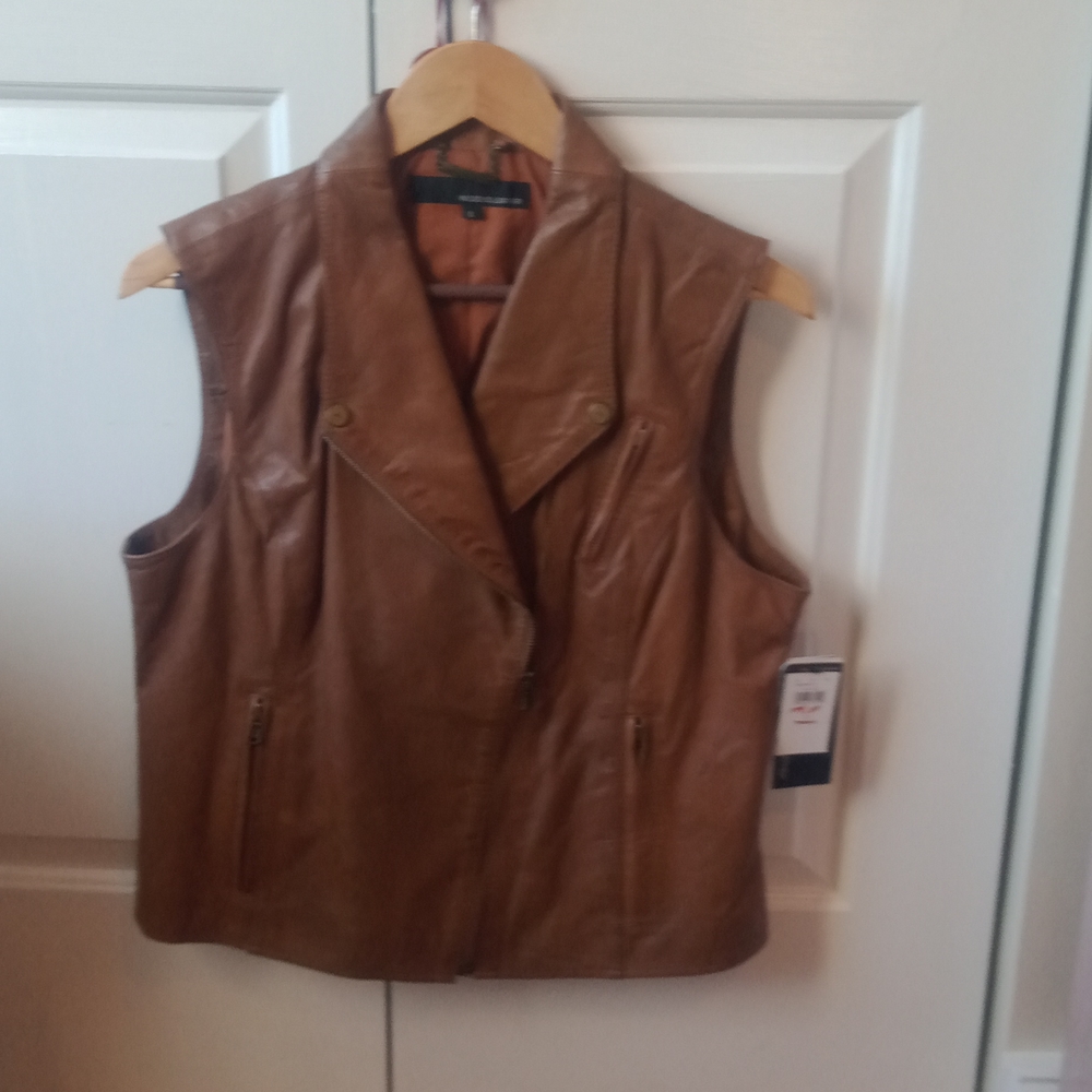 Leather vest